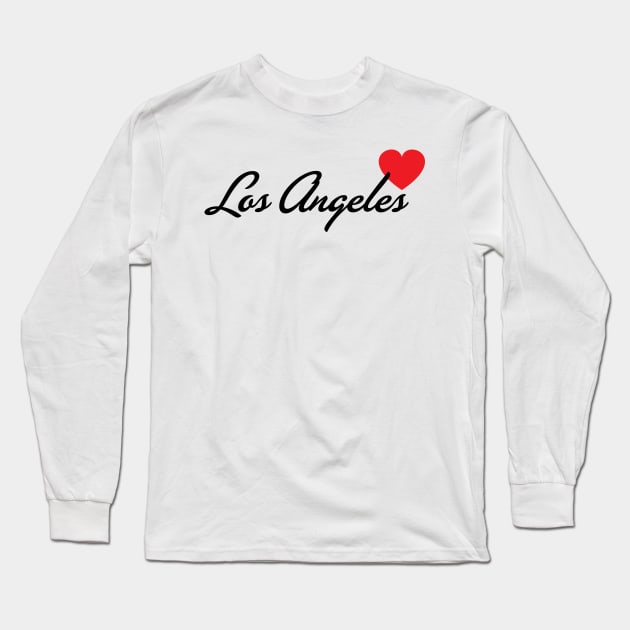 Los Angeles Love Long Sleeve T-Shirt by whereabouts